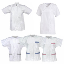 TMG Kasack Schlupfjacke Kittel Schwesternkittel Pflegekleidung Damenkasack 