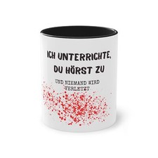 Tasse: Ich unterrichte, du