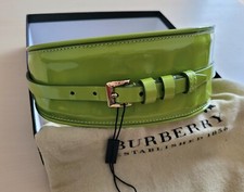 Original  Burberry Prorsum breiter Lack Leder Gürtel  + Staubschutzbeutel