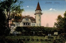 Ak Lubań Lauban Schlesien, Steinberg-Haus, Schloss mit Turm,... - 4774422