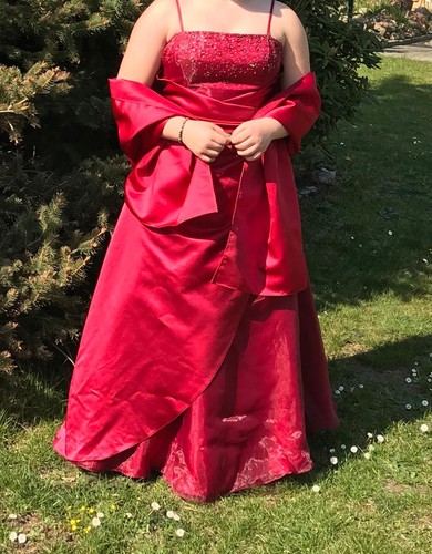Rotes festliches kleid - rotes,