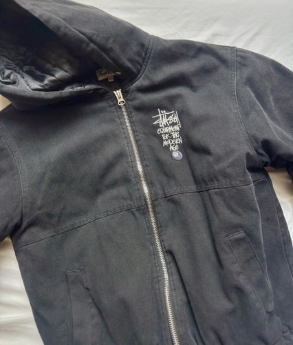Stüssy workgear jacke schwarz - workgear,