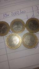 1 Euro Münzen Liberte Egalite Fraternite 2000 5x