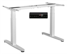 Höhenverstellbar Schreibtisch elektrisch Tischgestell weiß Büro Arbeitstisch