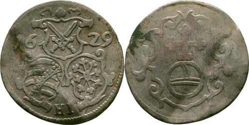 Sachsen dresden dreier 1629 - dresden,