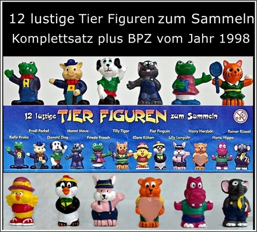 Lustige tierfiguren - 12,