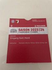 Sammlerticket FC Bayern München - FC Augsburg P@H Ausdruck 27.08.2023