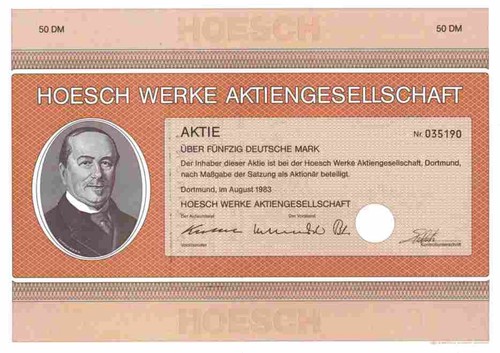 Hoesch werke 1983 dortmund - hoesch,