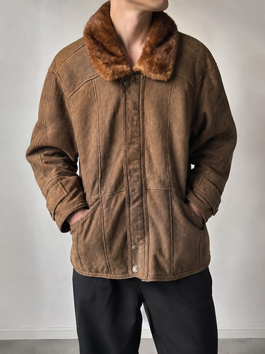 Vintage lammfelljacke herren - lammfelljacke,