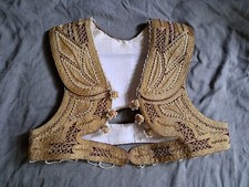 Albanische Weste Jelek Gold Rot Mit Perlen Osmanische Balkan Tracht