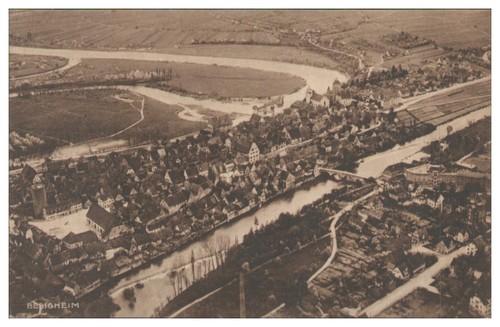 D492 besigheim ak luftbild - besigheim,