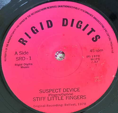 Stiff little fingers suspect - stiff,