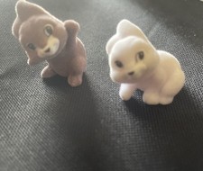 „Figurine Kinder-Serie Tiere aus Filz 2014 - Weißer & Grauer Hase“