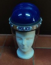 Britischer Polizeihelm Anti Riot Guardian MK2 Visier Nackenschutz Neuwertig