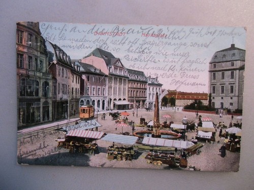 Ansichtskarte darmstadt - ansichtskarte,