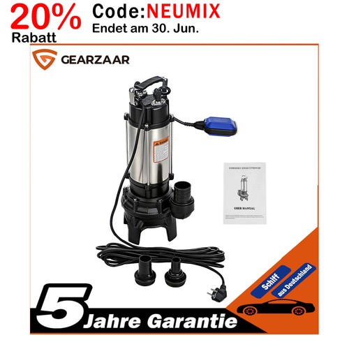 1500w fäkalienpumpe - 1500w,