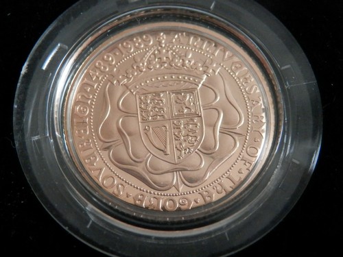 Gold full sovereign - full, 1989