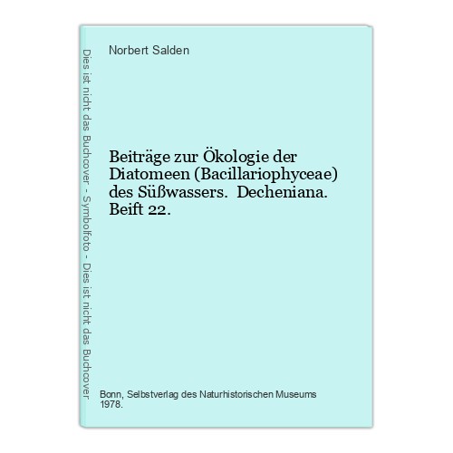 Beiträge zur ökologie - Ökologie, der