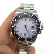 Saphirglas 40mm Herren PARNIS Automatische Armbanduhren Drehlünette Uhren