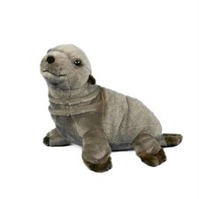 Kuscheltier Robbe graubraun 30