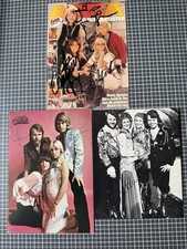 Original Signaturen Autogramme Unterschriften - 3 Autogrammkarten - von ABBA
