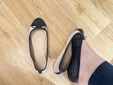 C&A Ballerinas Schwarz Beige