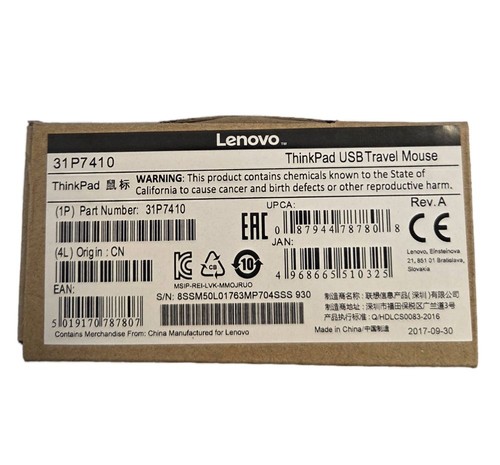 Lenovo thinkpad usb reise maus - thinkpad, reise-maus