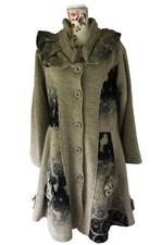 Damen Wollmantel Wintermantel