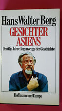 140257 Hans Walter Berg GESICHTER ASIENS 30 Jahre Augenzeuge d. Geschichte HC
