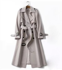 Damen Trenchcoat Cardigan