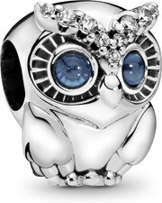 Pandora funkelnde eule charm - eule,