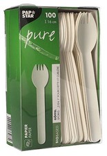 PAPSTAR Papier-Göffel "pure"