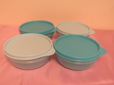 Tupperware Hitparade Schüsseln 4x300ml mint,hellblau NEU