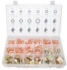 Schrauben- und Kupfer Dichtring / Unterlegscheiben Sortiment, 534-tlg. M10-M20