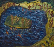 Erich Heckel : Bathers : 1913