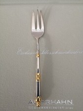 AUERHAHN Besteck Decor Prestige versilbert 90 mit Golddekor Kaffeel. Kucheng.