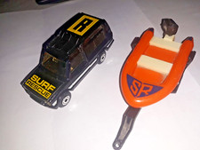 Matchbox © - 1984 Twin Pack TP-110 Matra Rancho & Inflatable on Trailer + Boat