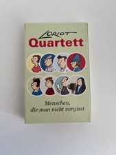 Loriot Quartettspiel Kartenspiel unbespielt Menschen, die man nicht vergisst.