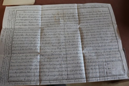 Alter brief einer - einer, aus
