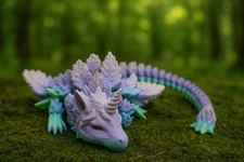 XXL 3D gedruckter Einhorn-Drache - beweglich, Wunschfarbe, Deko, Geschenk