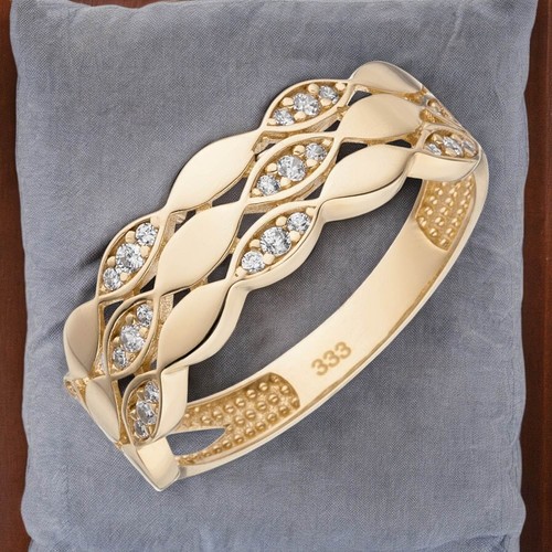 Damen ring 333 gold - 333, gelbgold