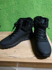 Damen Skechers Uno Rugged Winterstiefel Boots, fast neu, schwarz Gr. 41