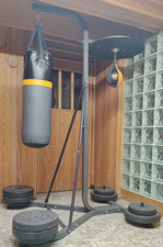 GYRONETICS Boxsackhalterung Halter Ständer - mit Sandsack Punchingball Gewichte