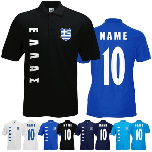 Griechenland trikot polo - griechenland, polo-shirt