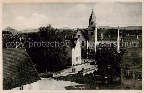 Betzingen teilansicht - betzingen, m