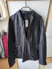 Mavi Herren Lederjacke In Schwarz Neu Gr.M