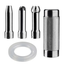 Ersatzteile Sahnespender, Sahnesiphon, aus Edelstahl, Sahnebereiter