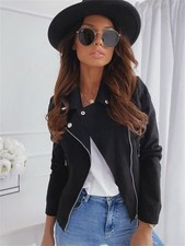 Damen Veloursleder Jacke