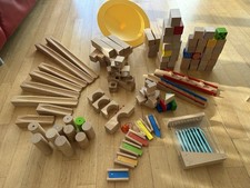 HABA Murmelbahn Kugelbahn Aus Massivholz 165 Teile Holzspielzeug Kinder Holz Bau