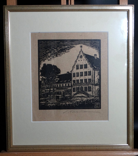 Holzschnitt carl thiemann - holzschnitt,